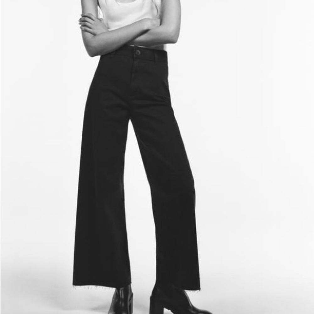 Size 6 Zara Marine Straight Leg Pants